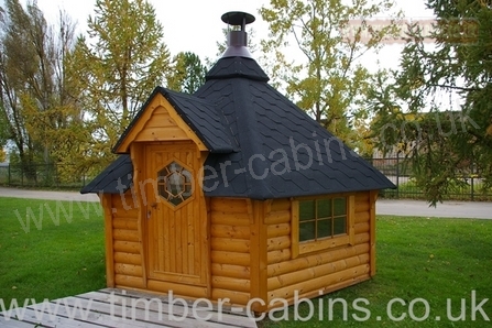 Kota grill log cabins barbecue hut BBQ cabin