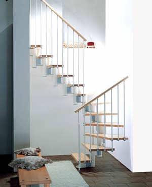 hallgate timber arke kompact bianca space saver spiral stair case based in lincolnshire
