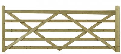 Somerfield traditional 5 bar timber field gate